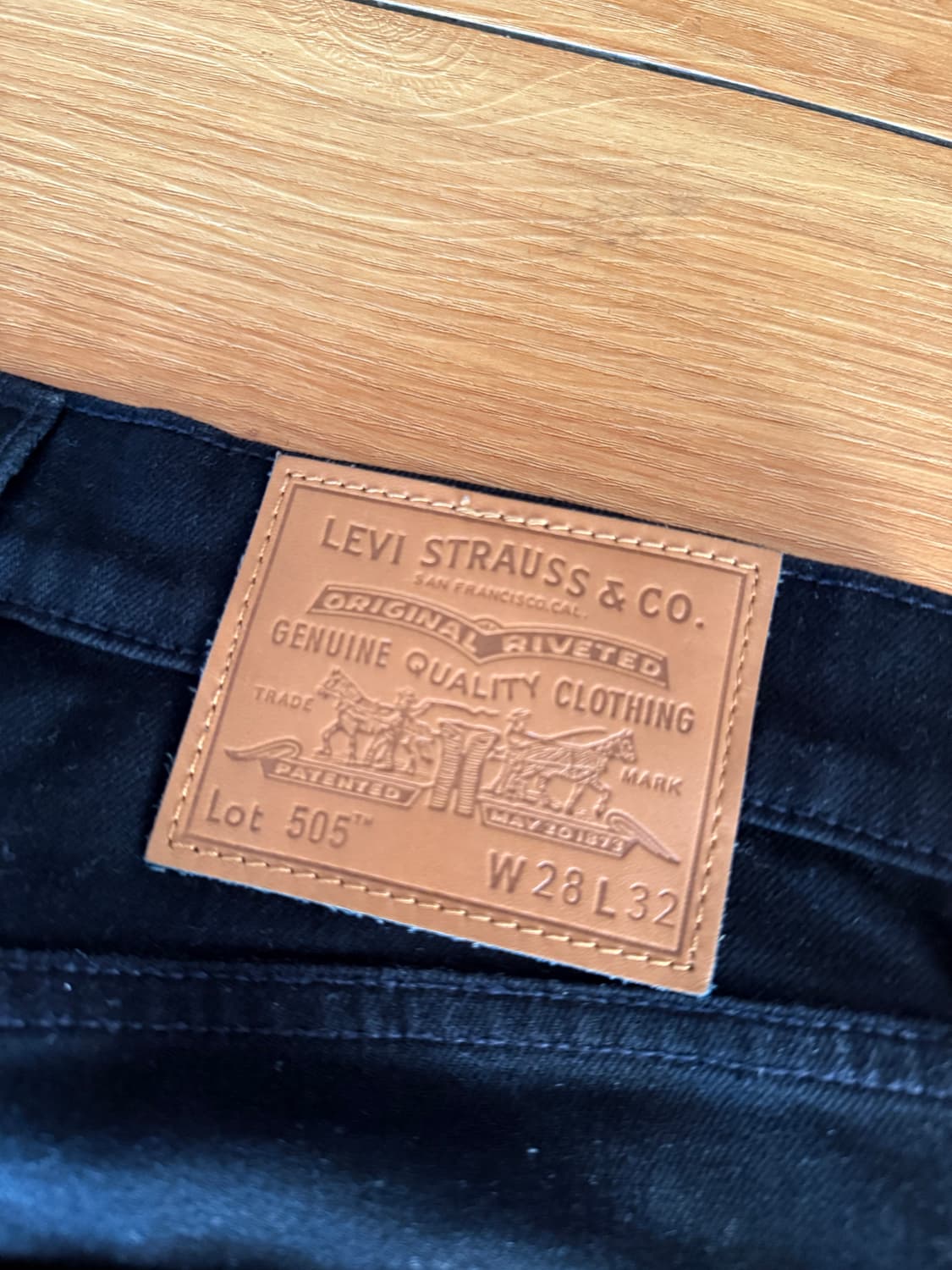 리바이스 505 흑청데님 상품이미지3