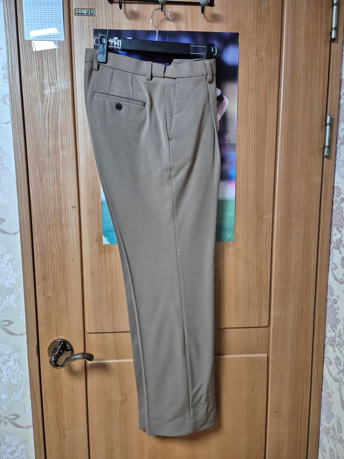 무탠다드 와이드 히든 밴딩 슬랙스 더스티베이지 30 상품이미지2