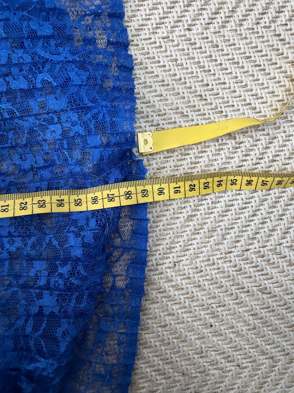 정품) 산드로 블루 레이스 반팔 니트 원피스 2 상품이미지9