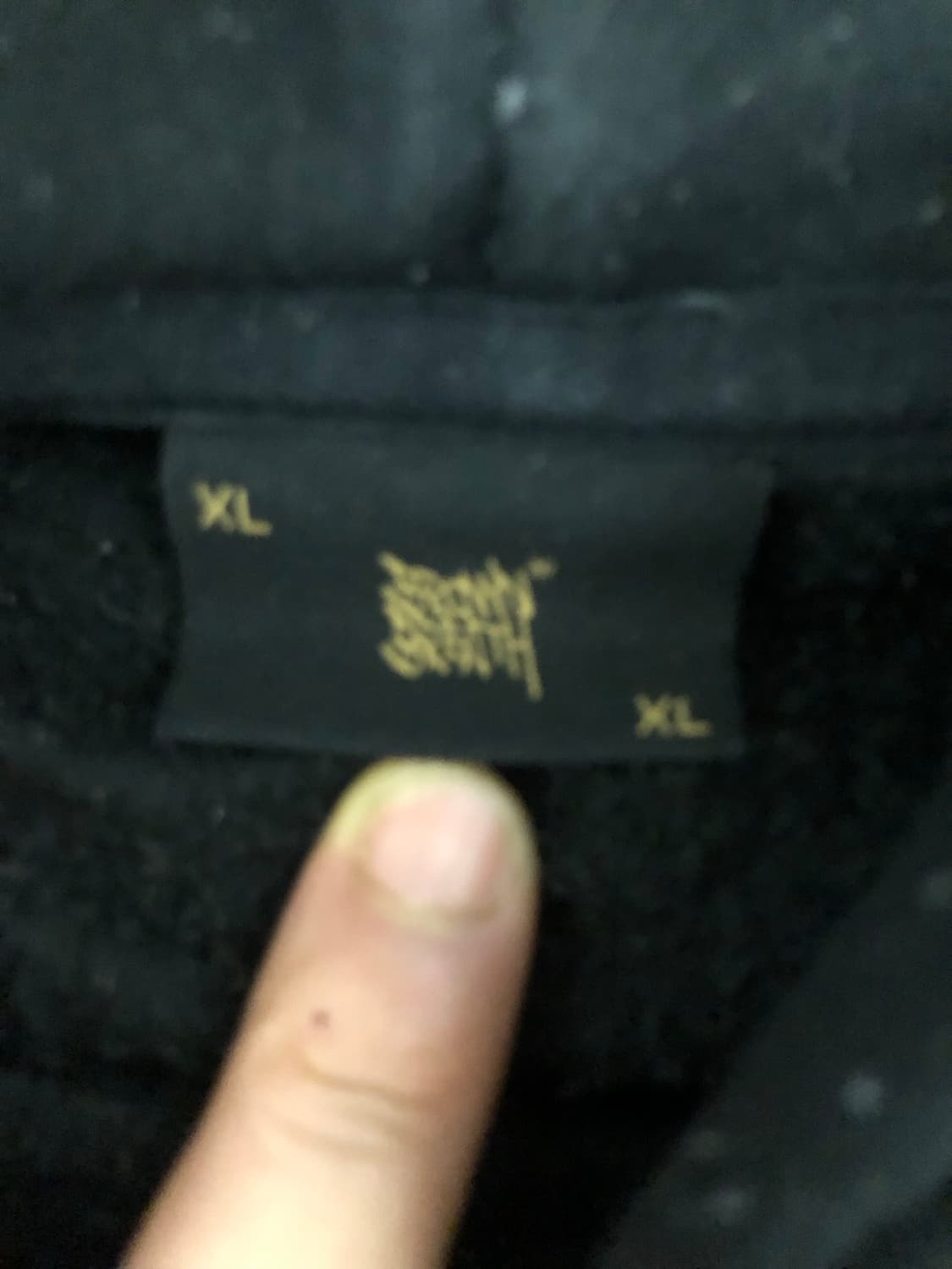 브라운브레스 검정색 후드티 XL 105 사이즈 상품이미지3