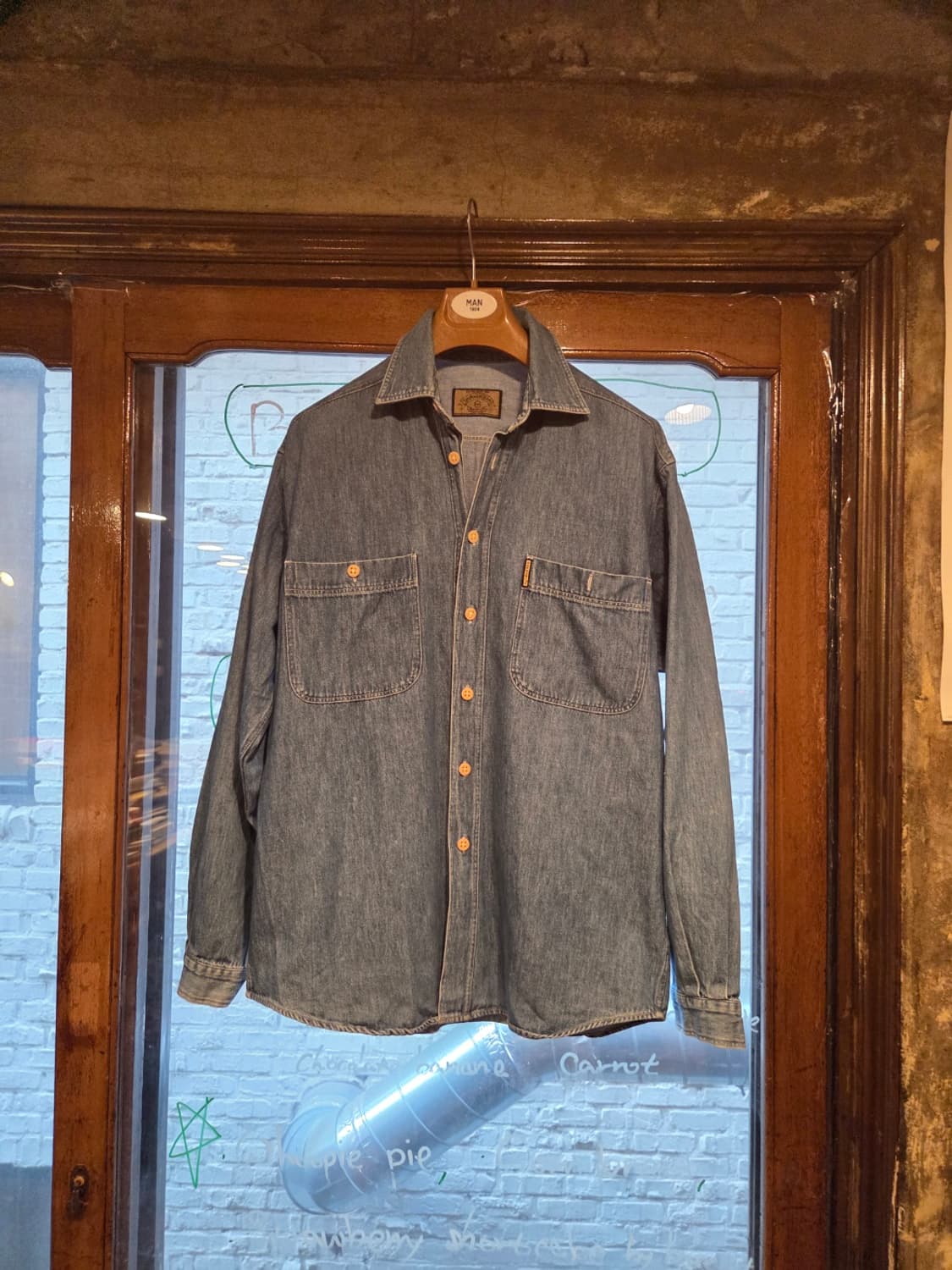 90'S 아르마니진 데님셔츠  상품이미지8