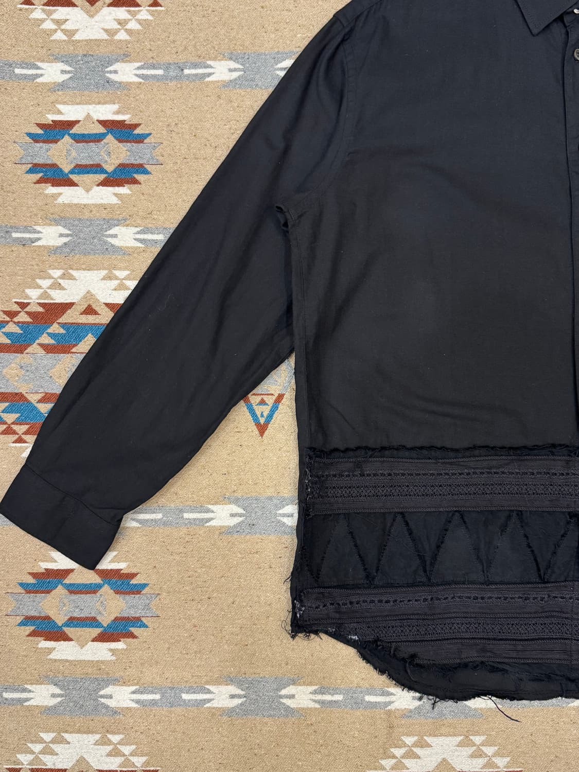 [2][M] 언더커버 엠브로이더드 디자인 플레이드 셔츠  상품이미지3