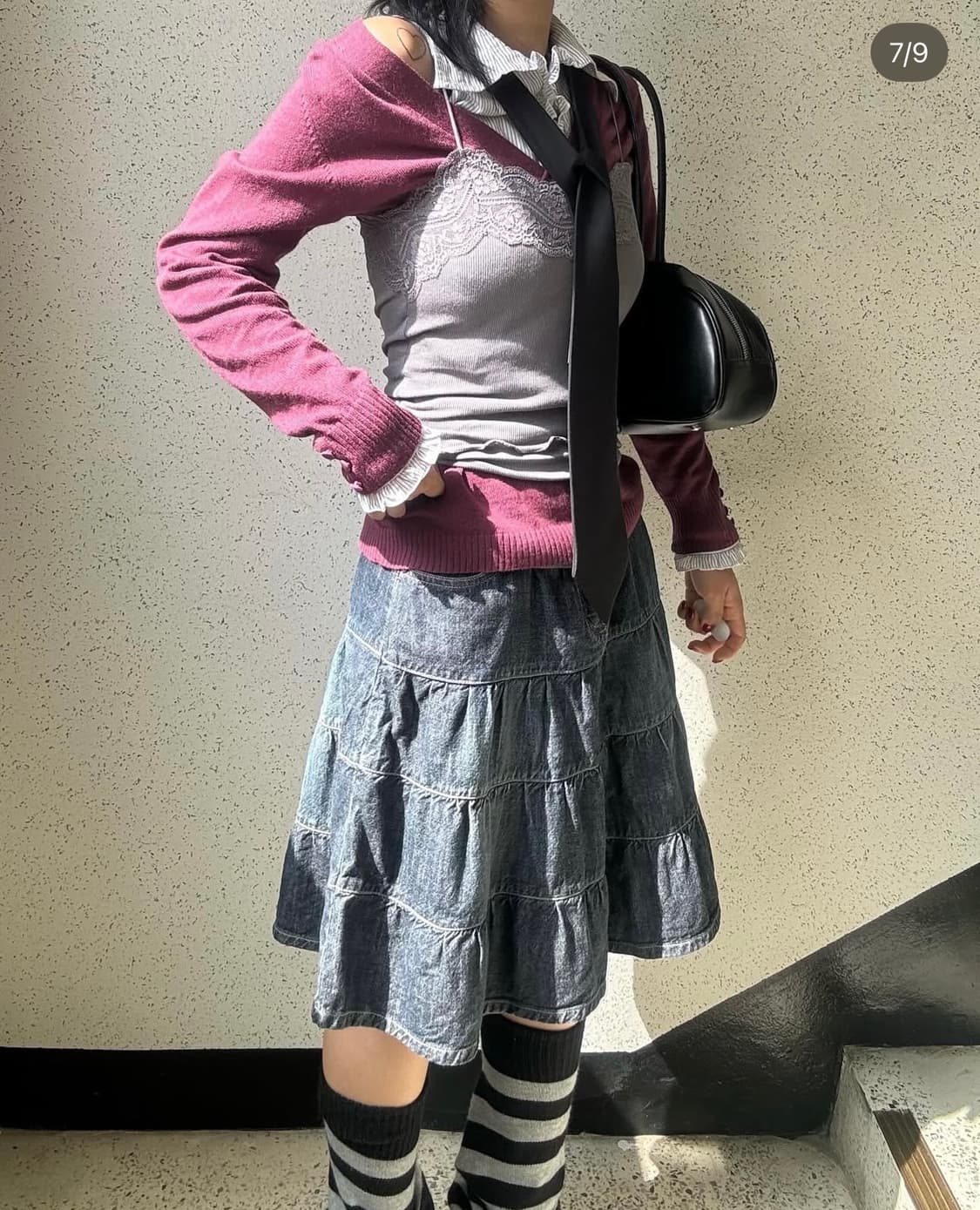 5p 개대장 슈슈가 빈티지 코디셋세트 미라이클립 카모메산장 상품이미지2