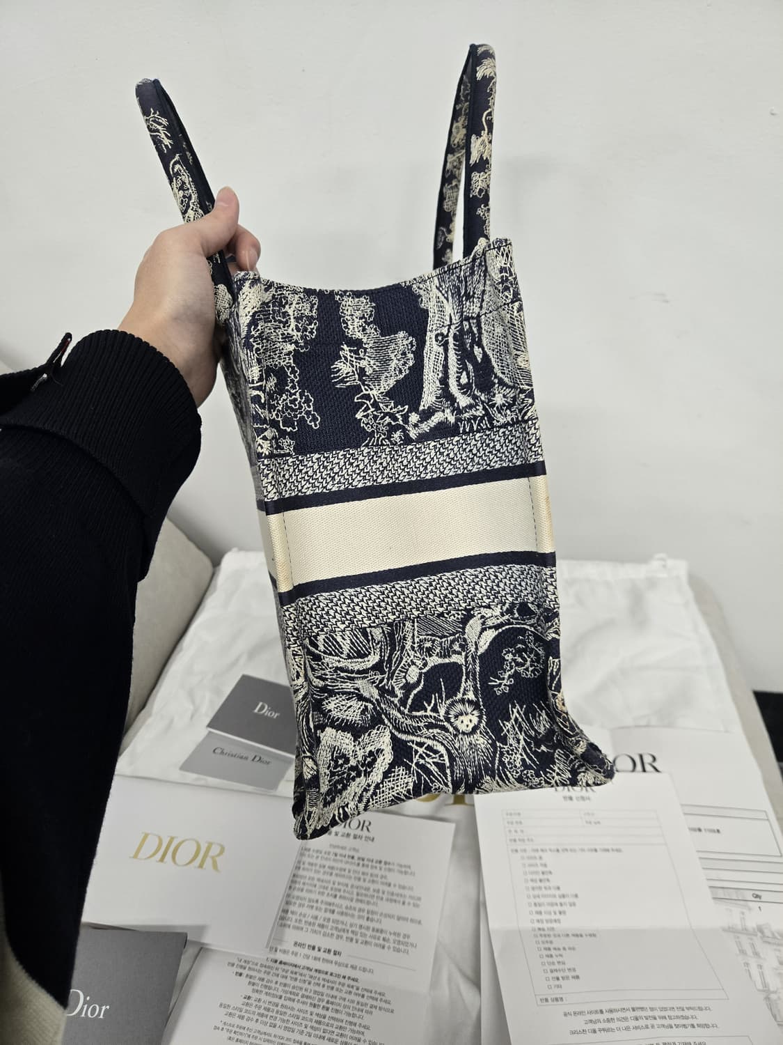 [보증서 정품] 디올 트와일라잇 북토트백 미디움 상품이미지2