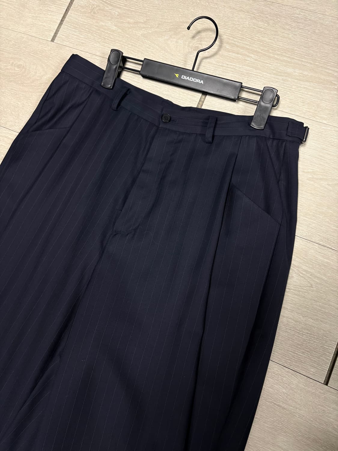 유스 youth 핀스트라이프 와이드 슬랙스 상품이미지2