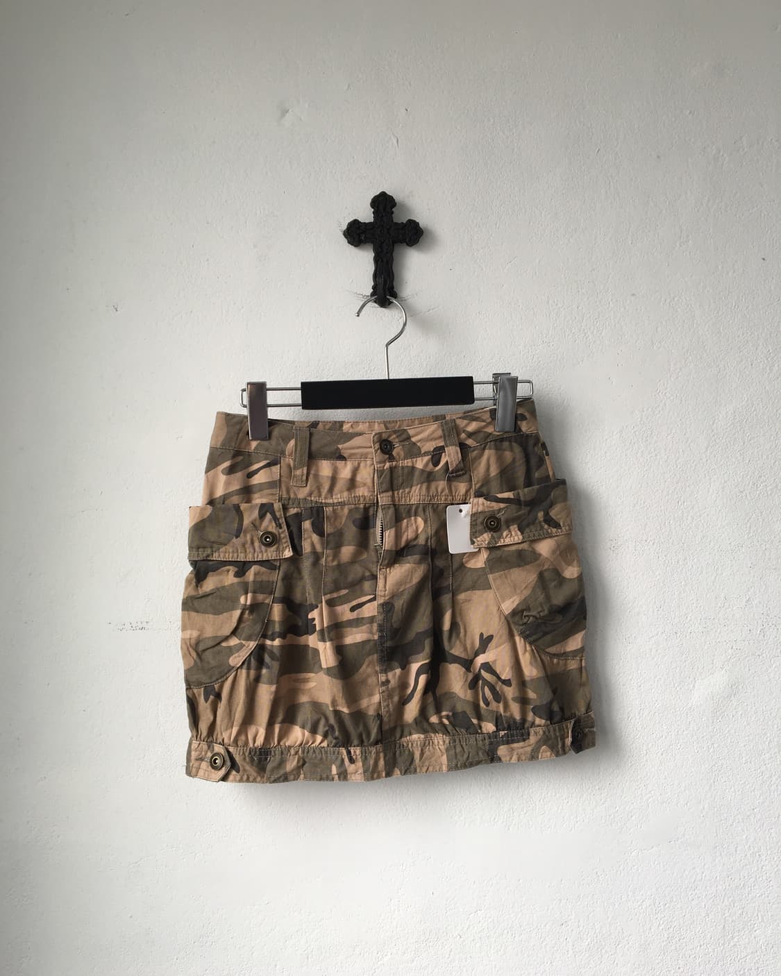Camo pattern mini skirt 상품이미지1