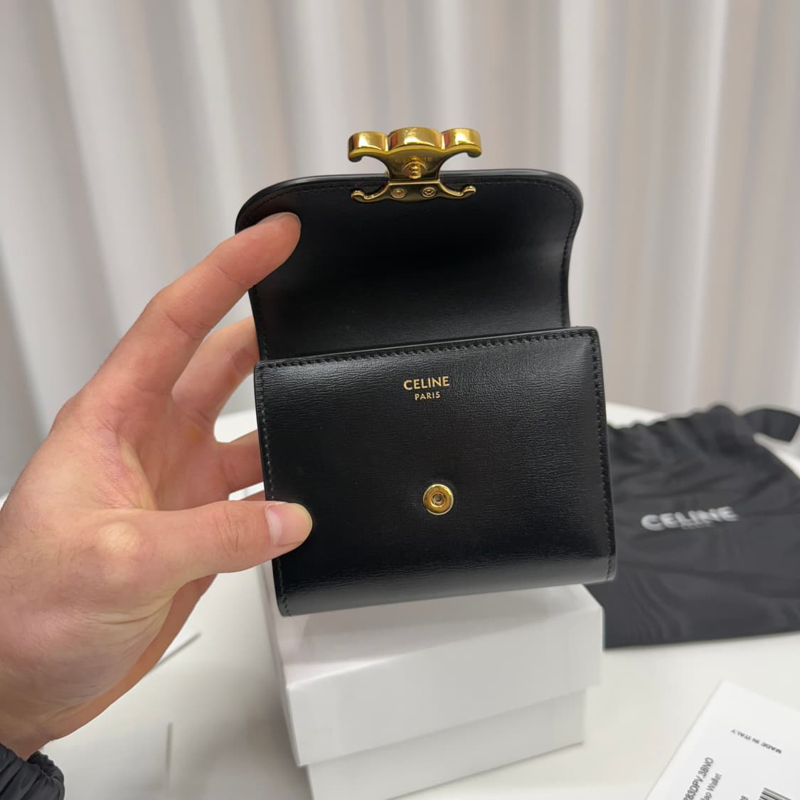 [풀박스] 셀린느 트리오페 스몰 플랩 반지갑 상품이미지3