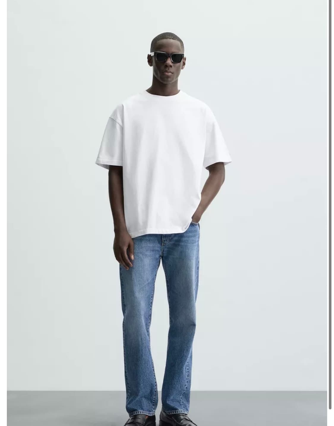 ZARA 헤비웨이트 티셔츠 상품이미지1