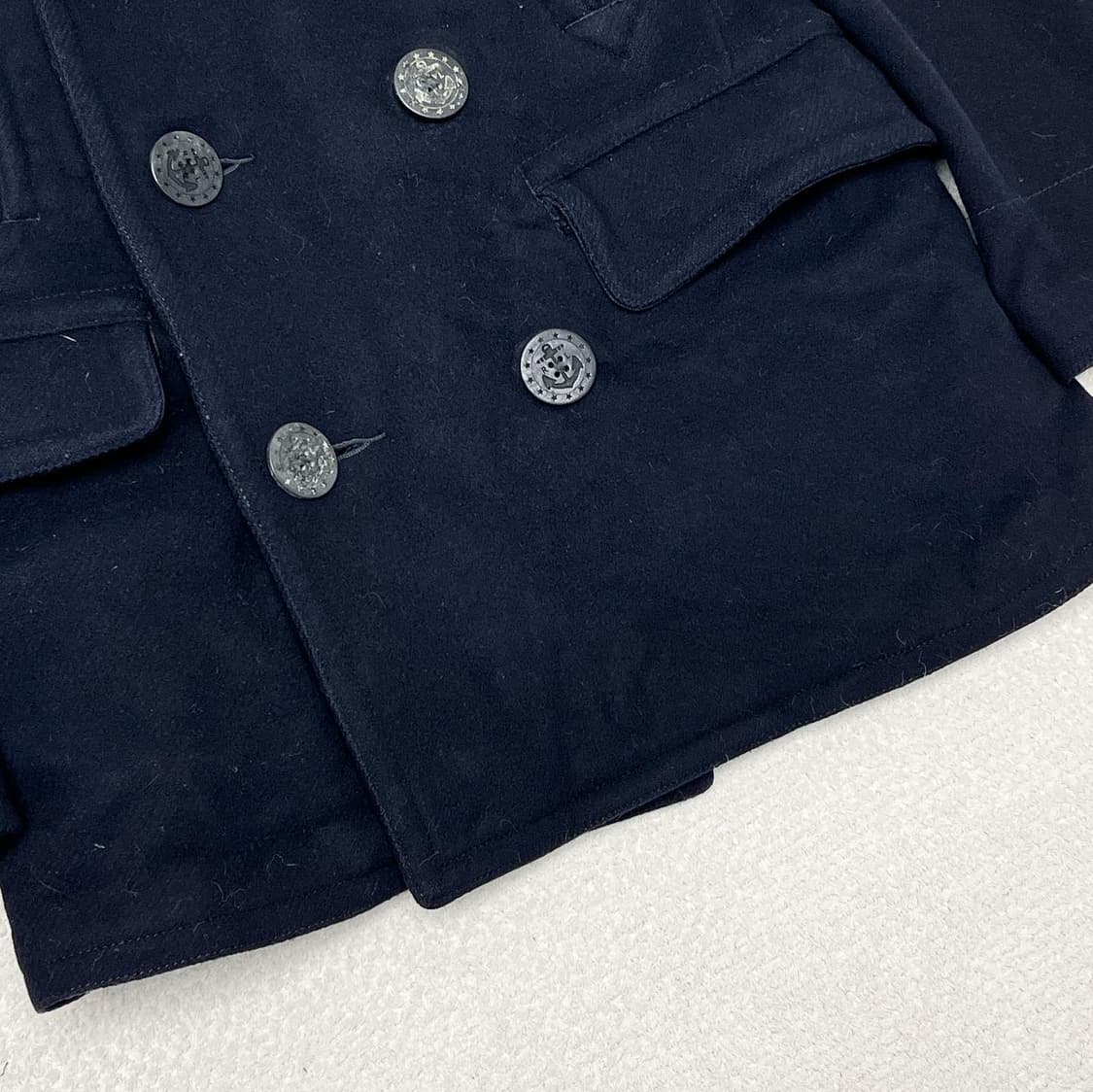 폴로 랄프로렌 네이비 울 더블 피코트  상품이미지3