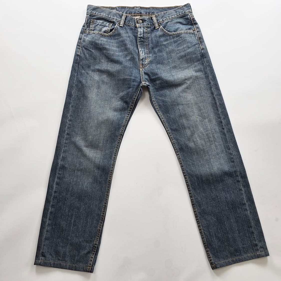 리바이스 505 청바지 일자 데님 사이즈33 R5322 상품이미지4