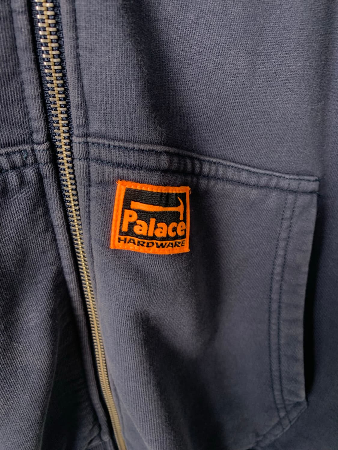 팔라스 하드웨어 콜라보 빅로고 후드집업 상품이미지5