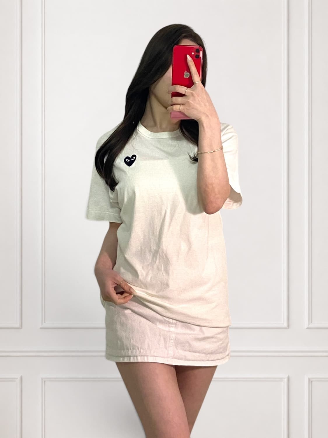 꼼데가르송 블랙와펜 라운드티 상품이미지4