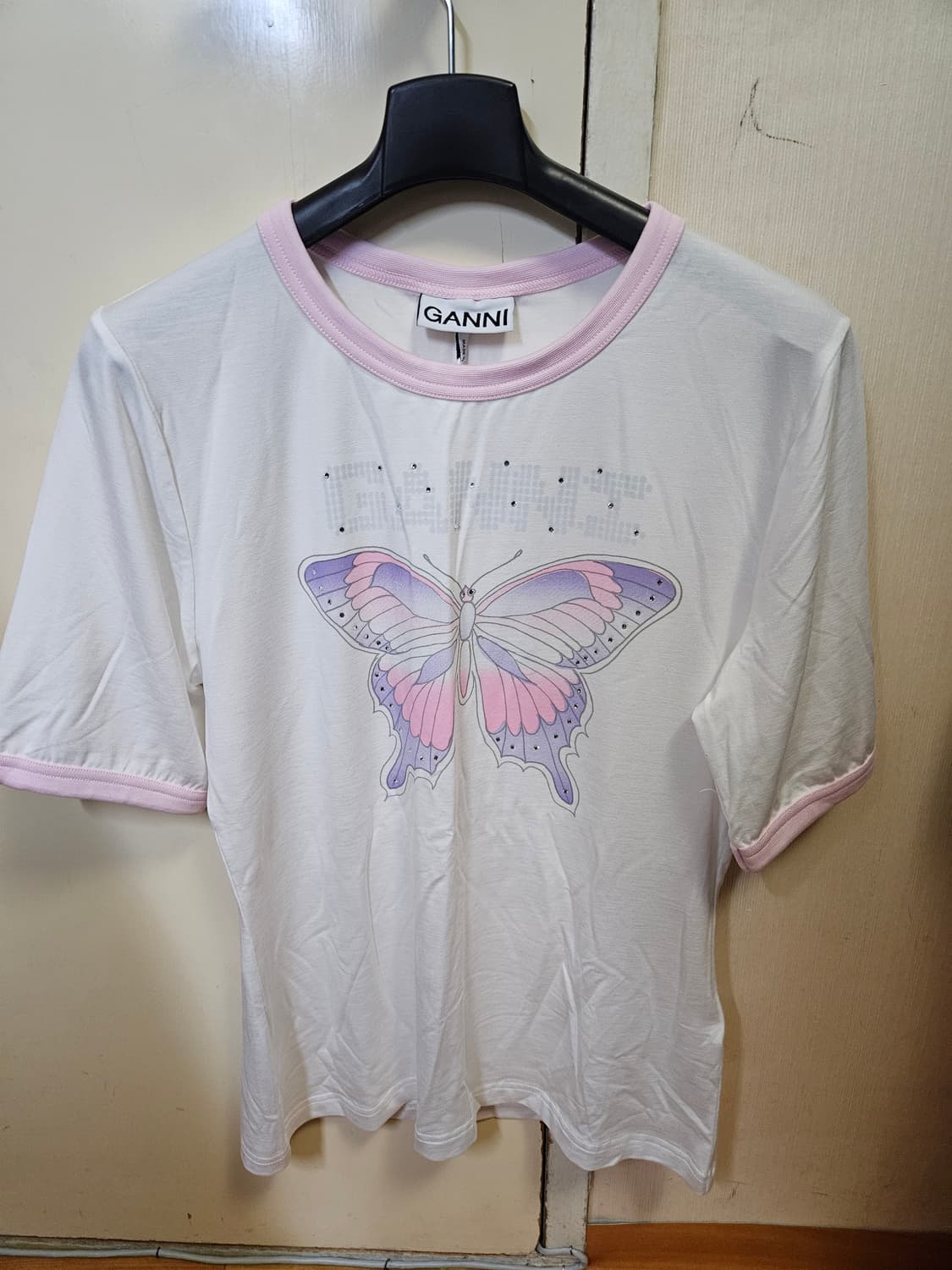M) 가니 GANNI 버터플라이 티셔츠 상품이미지2