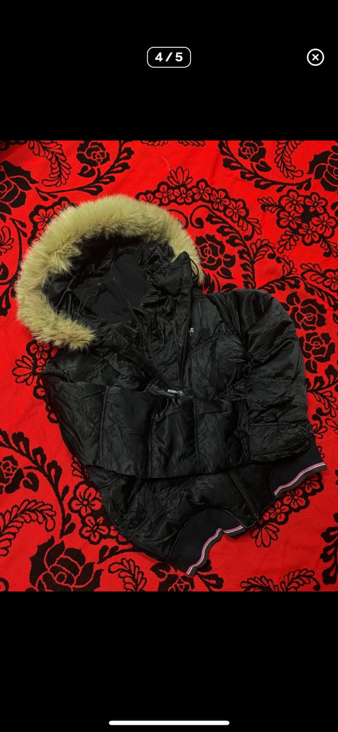 Vintage Punk & Gyaru fur hood jacket 상품이미지4