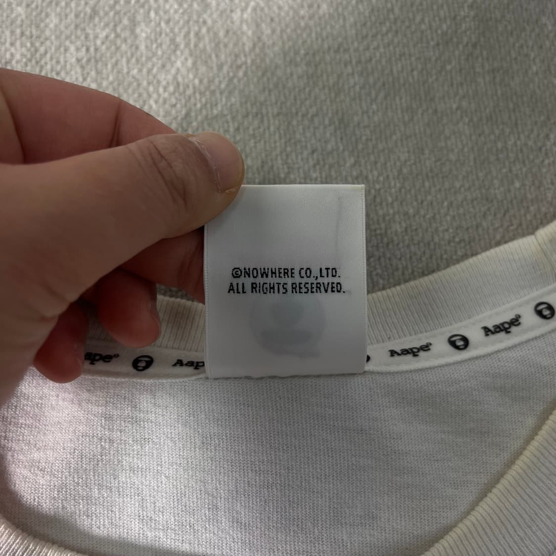 100 Aape 베이프 사이드라인 롱슬리브 티셔츠 상품이미지5