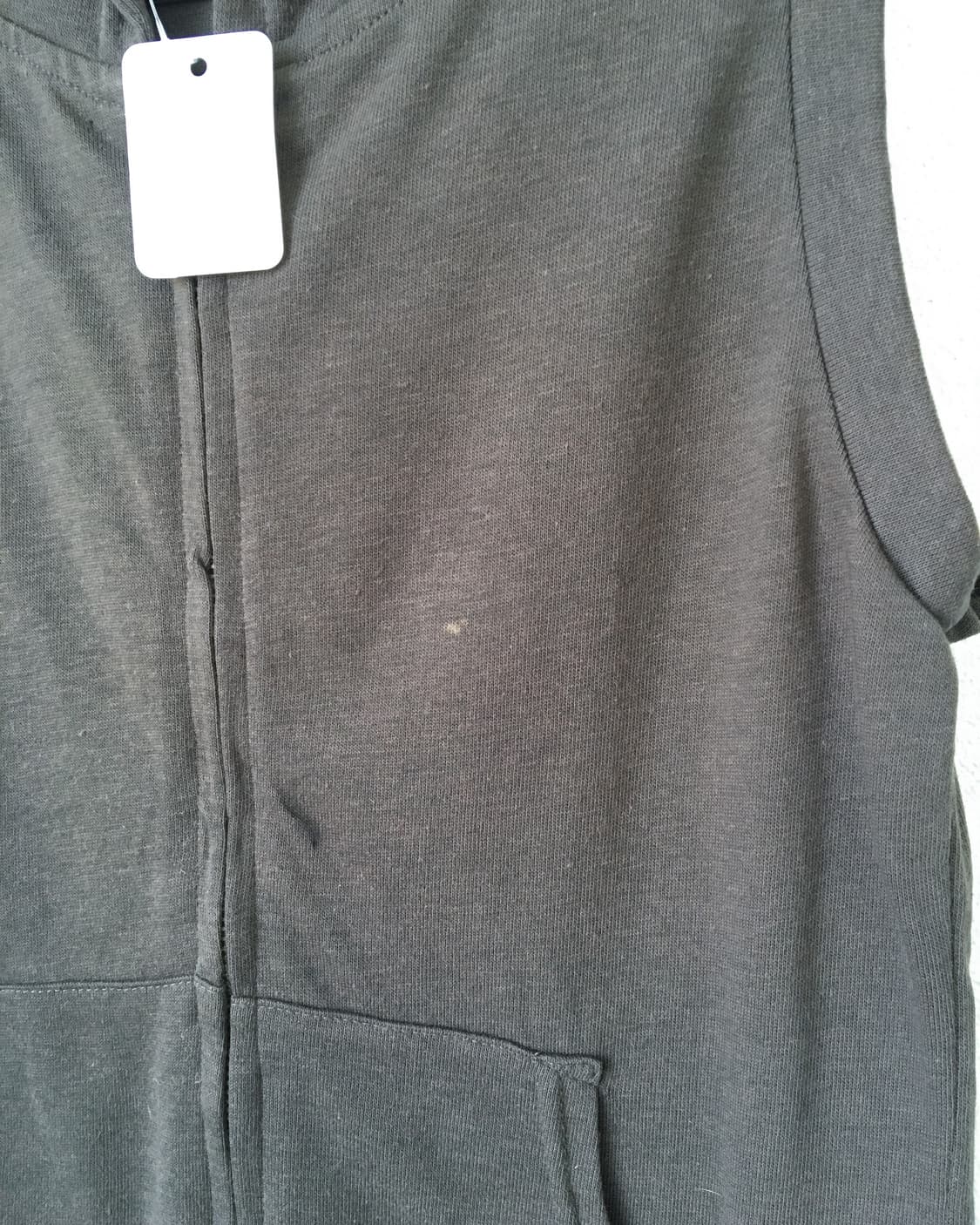 Brown hood vest 상품이미지7