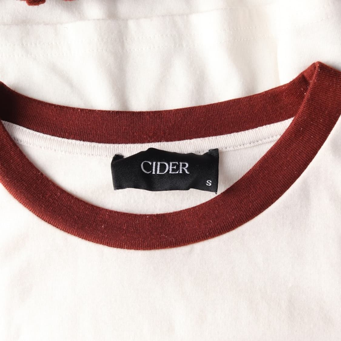 CIDER 캘리포니아 LA 링거 크롭 티셔츠 S 상품이미지5