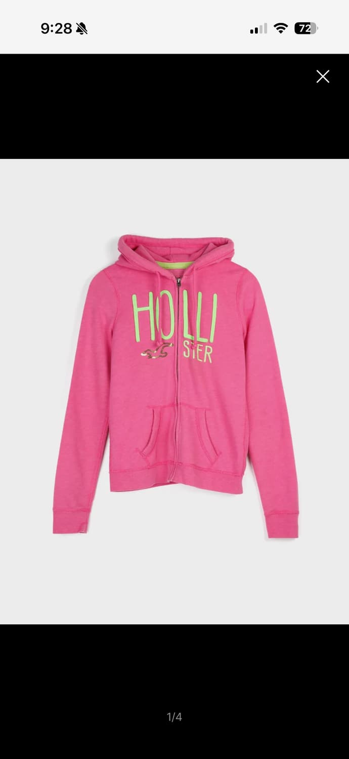 구해요) 홀리스터 후드집업 핑크 상품이미지1