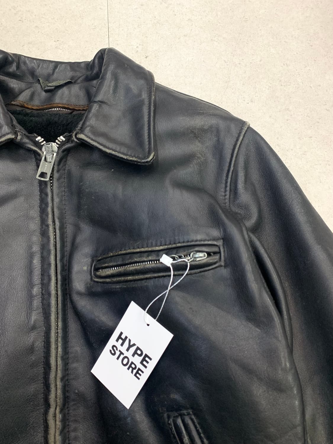 Schotr 쇼트 가죽 자켓 상품이미지3