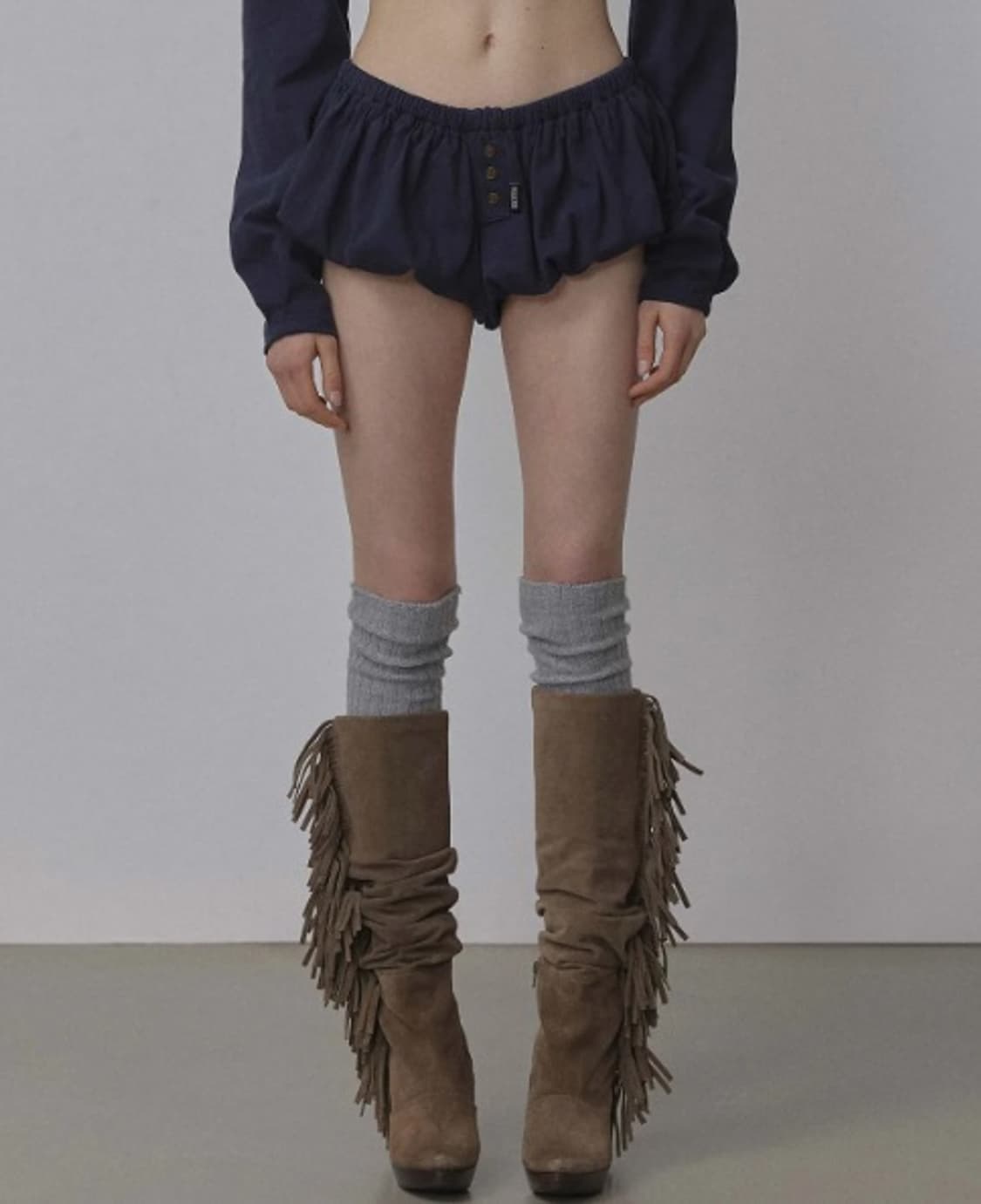 (L)스컬프터 Good Girl Bloomers Navy 상품이미지1