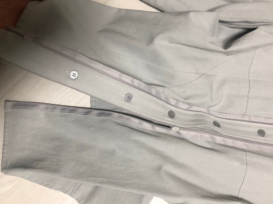 에옹쓰 오리가미 셔츠 그레이 1 상품이미지1