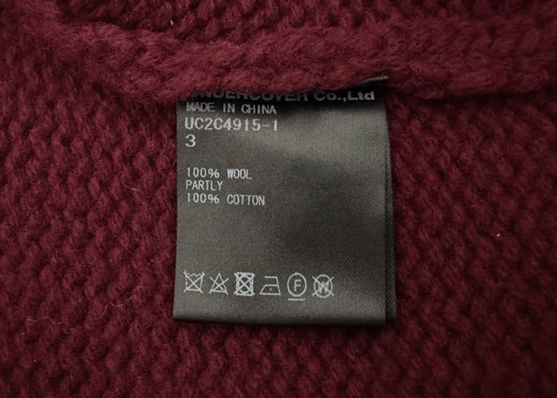 언더커버 토이 위드아웃 소울 인타르시아 울 스웨터 상품이미지10