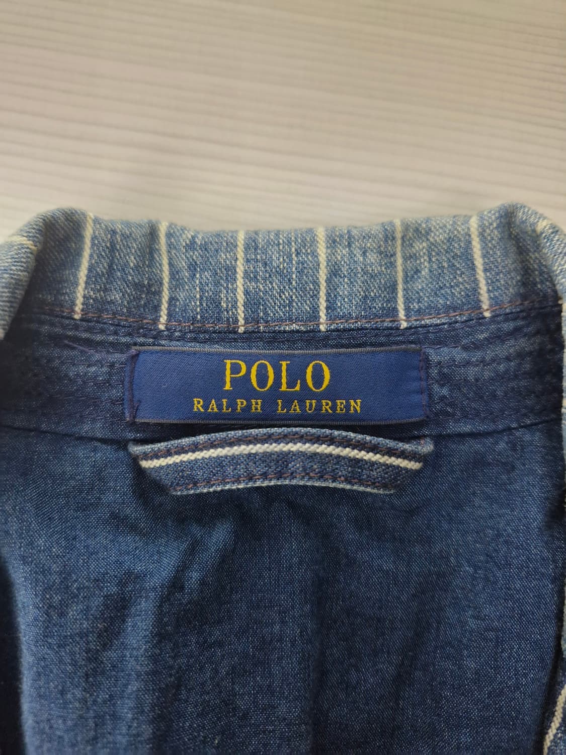 폴로랄프로렌 히코리워싱 스트라이프 데님 블레이져 상품이미지6