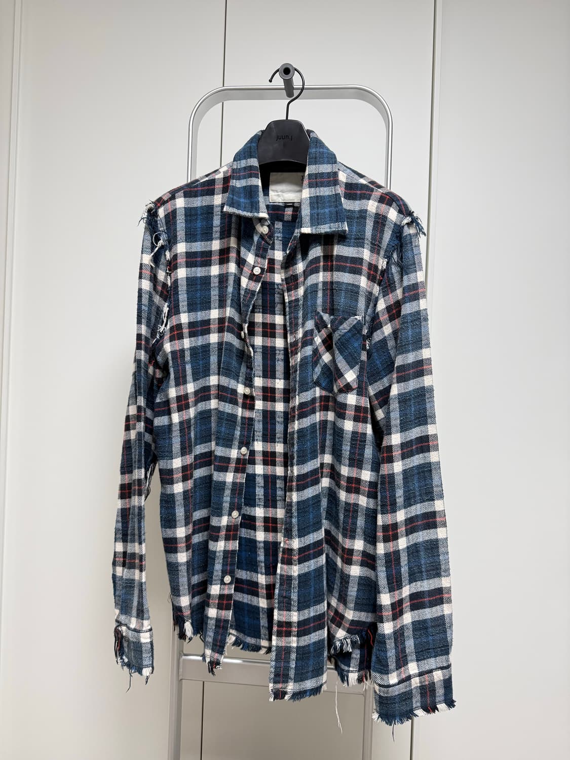 R13 데미지 플란넬 셔츠 L 상품이미지1