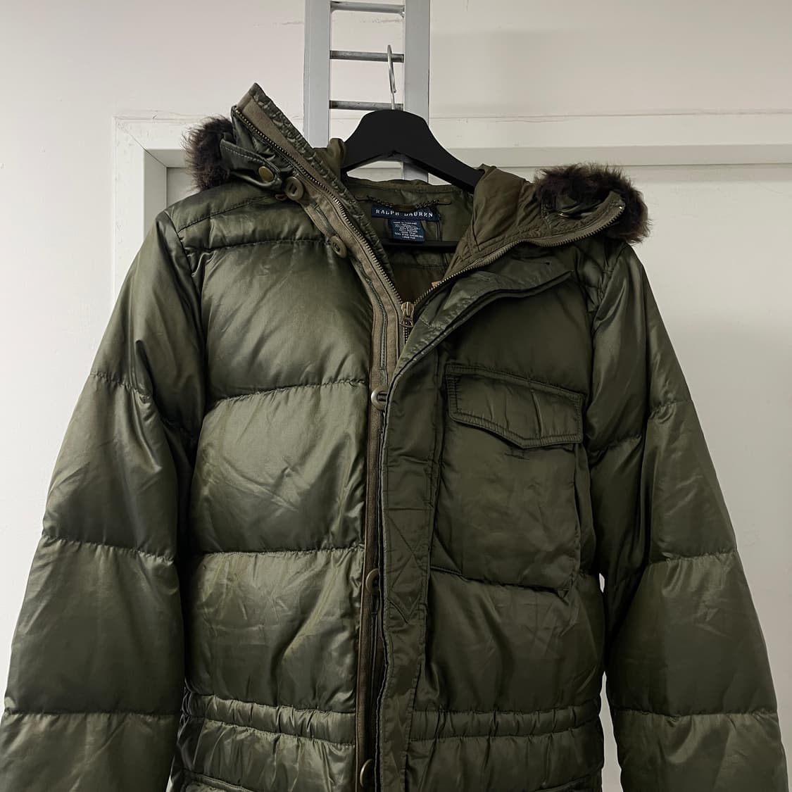 폴로 랄프로렌 카키 패딩 S(W) 상품이미지2