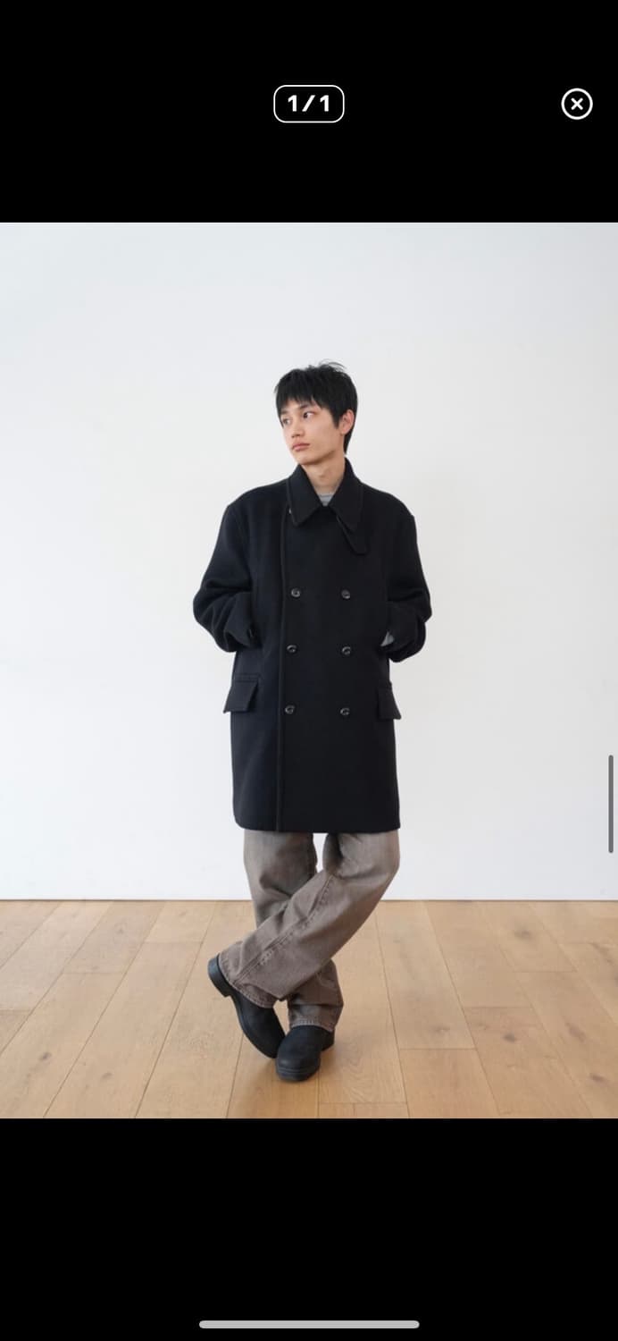 구매) ham 피코트 블랙 or 네이비 2사이즈 구매 상품이미지1