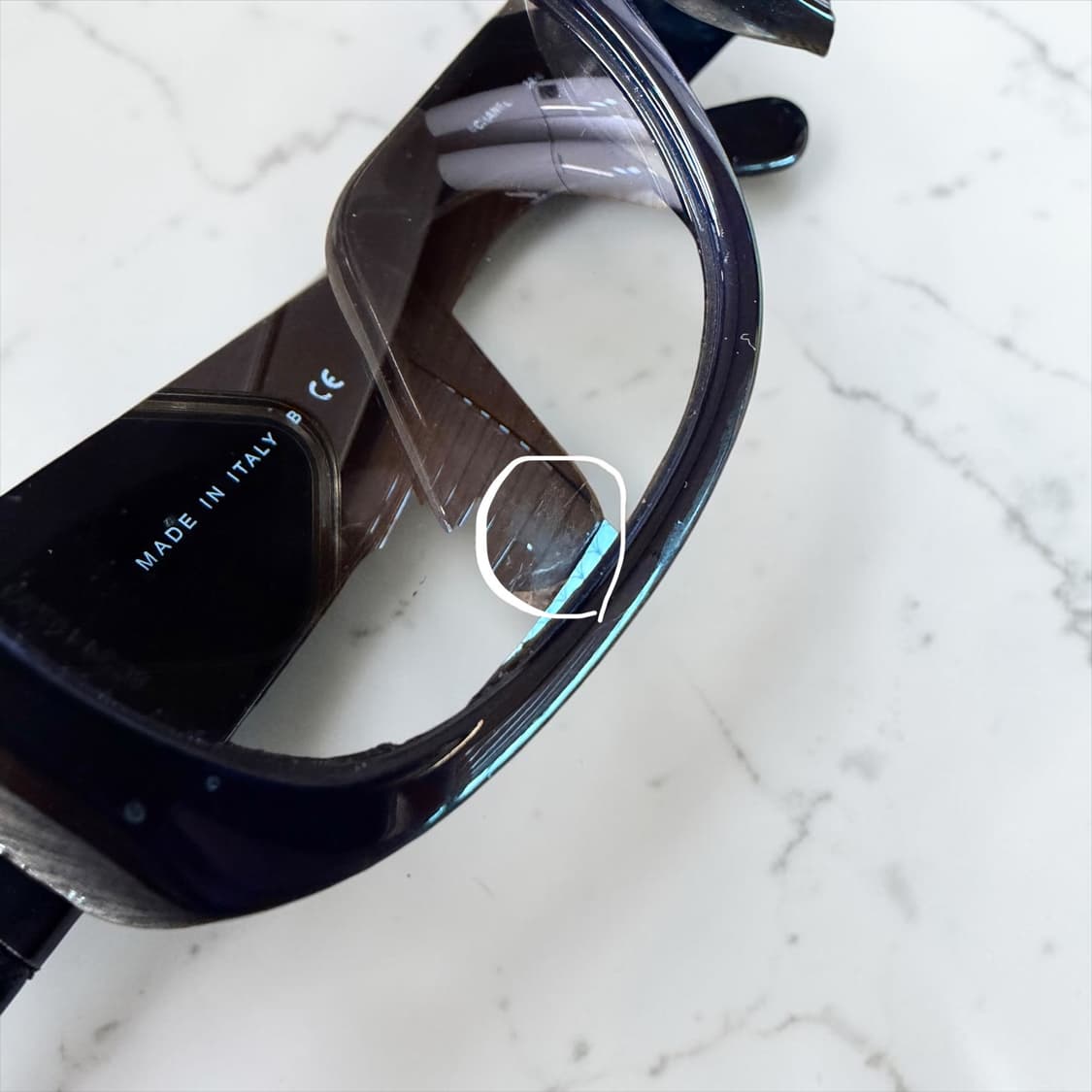 샤넬 00AW 빈티지 링스톤 로고 선글라스 상품이미지8