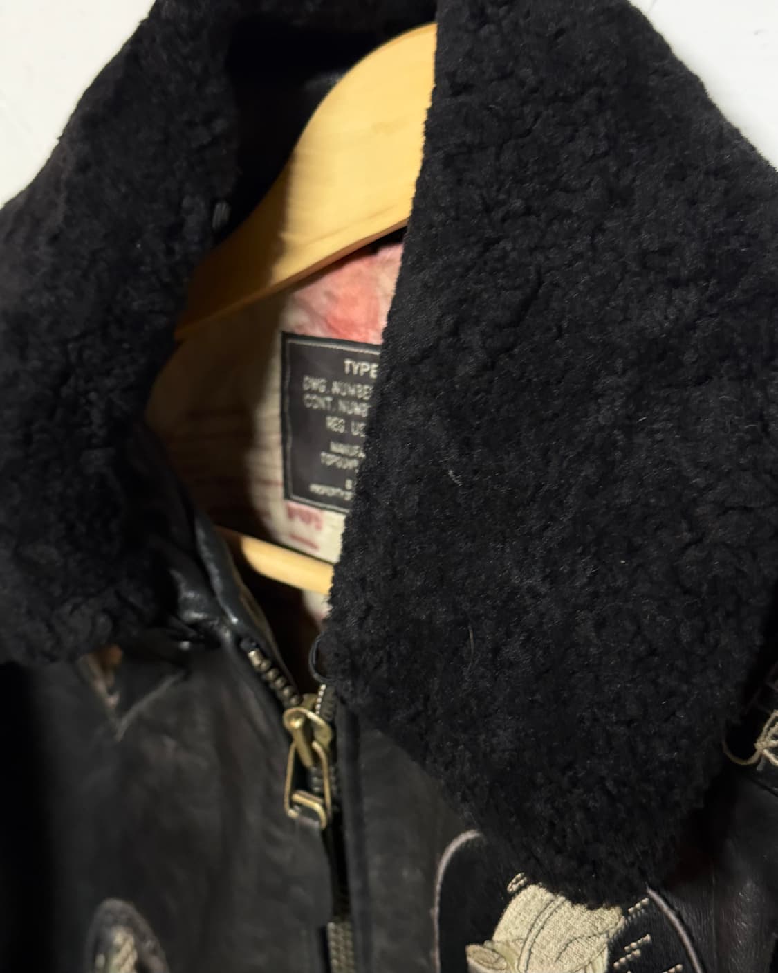 90-00‘s 탑건 G-1 레더 봄버 자켓 S 상품이미지2