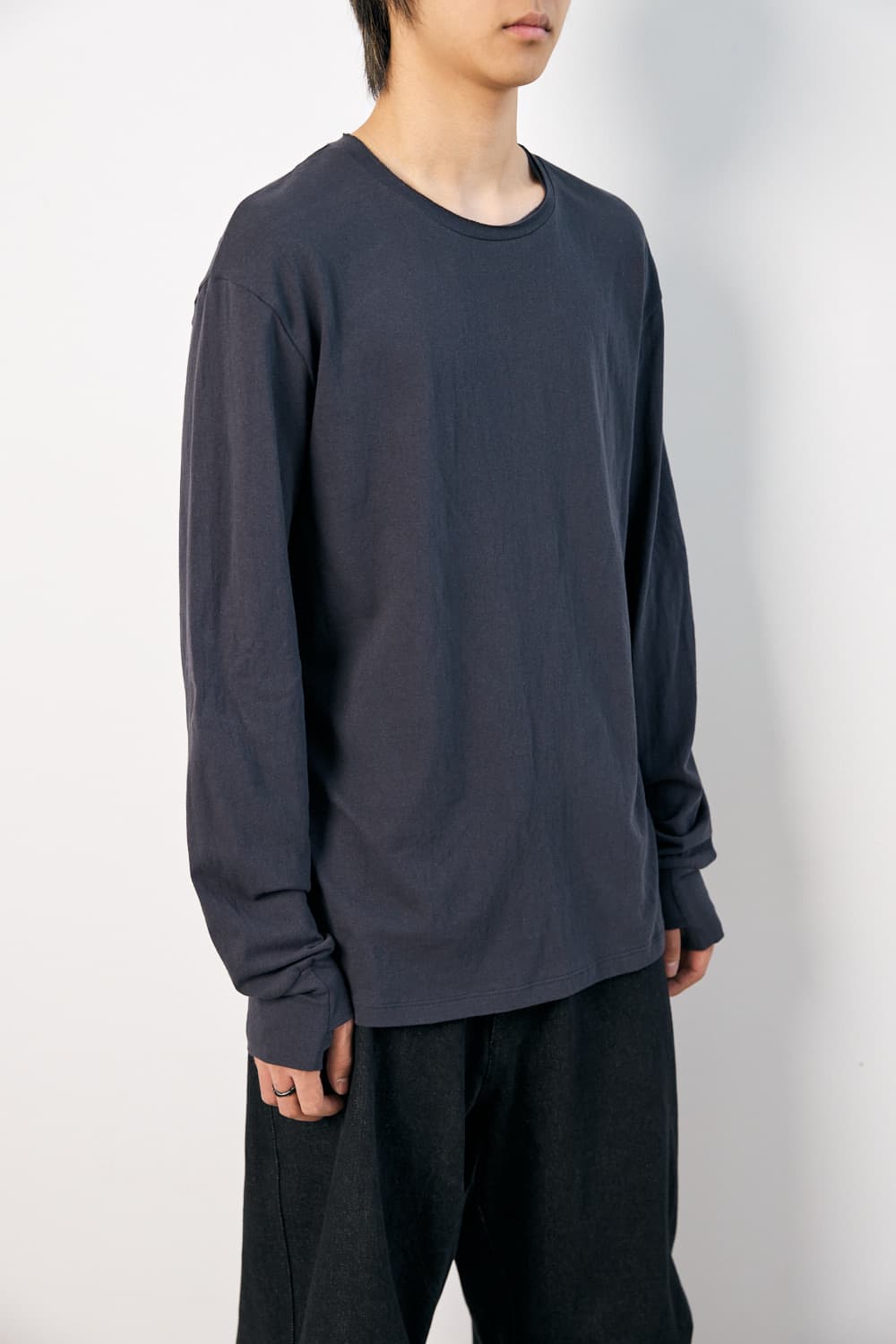 해칭룸 롱슬리브 Boxer Tee Blue Charcoal 상품이미지7