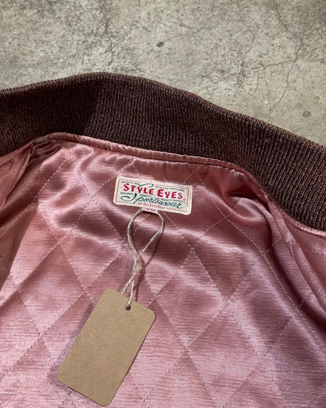 Style eyes 스타일 아이즈 에로우 포켓 바시티 재킷 (B5176) 상품이미지9