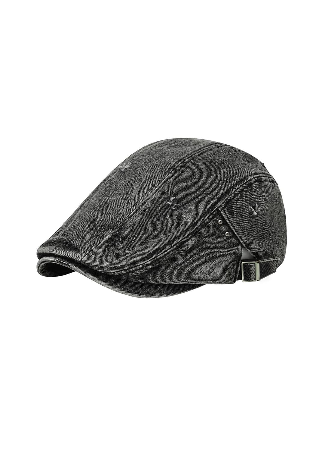 보헴서 WASHED DENIM HUNTING CAP, SNOW GRAY 상품이미지1