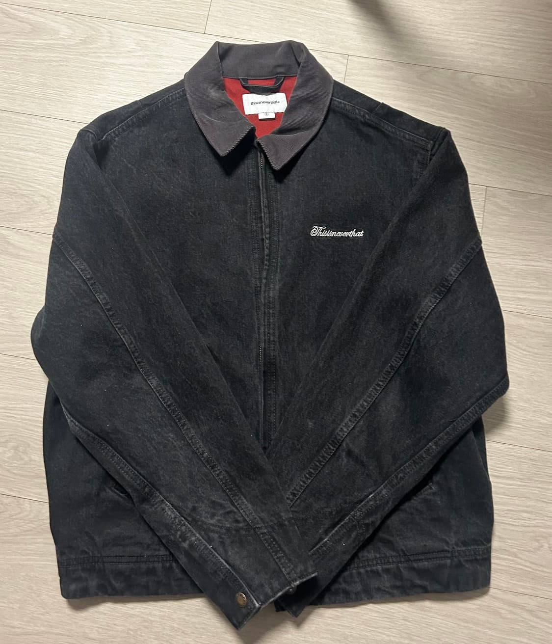 Thisisneverthat Denim Work Jacket (Black 상품이미지1