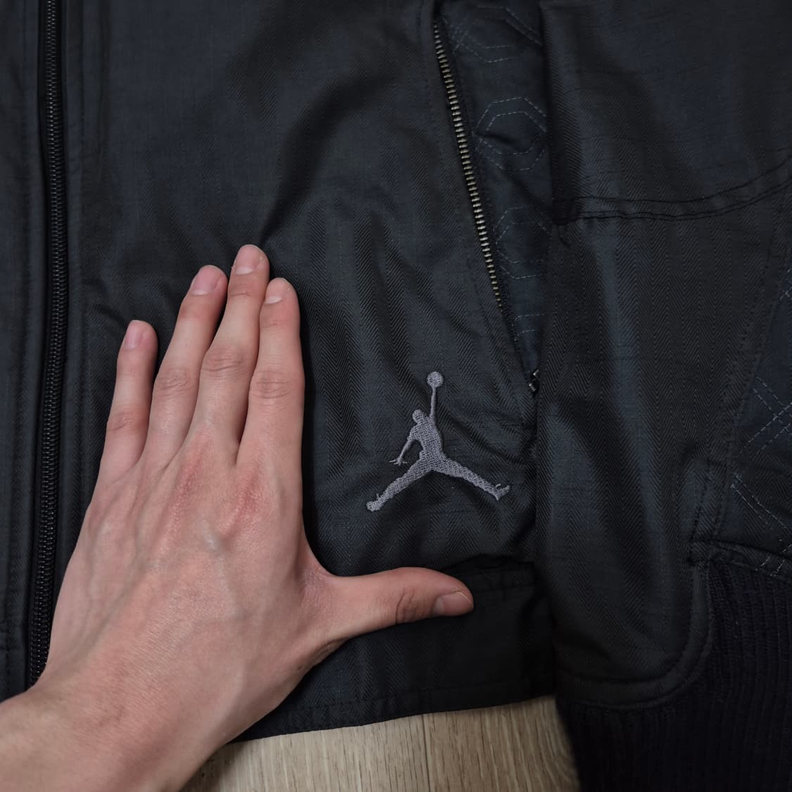 조던 점프맨 자수 로고 코튼 바람막이 집업자켓 M(95) 상품이미지4