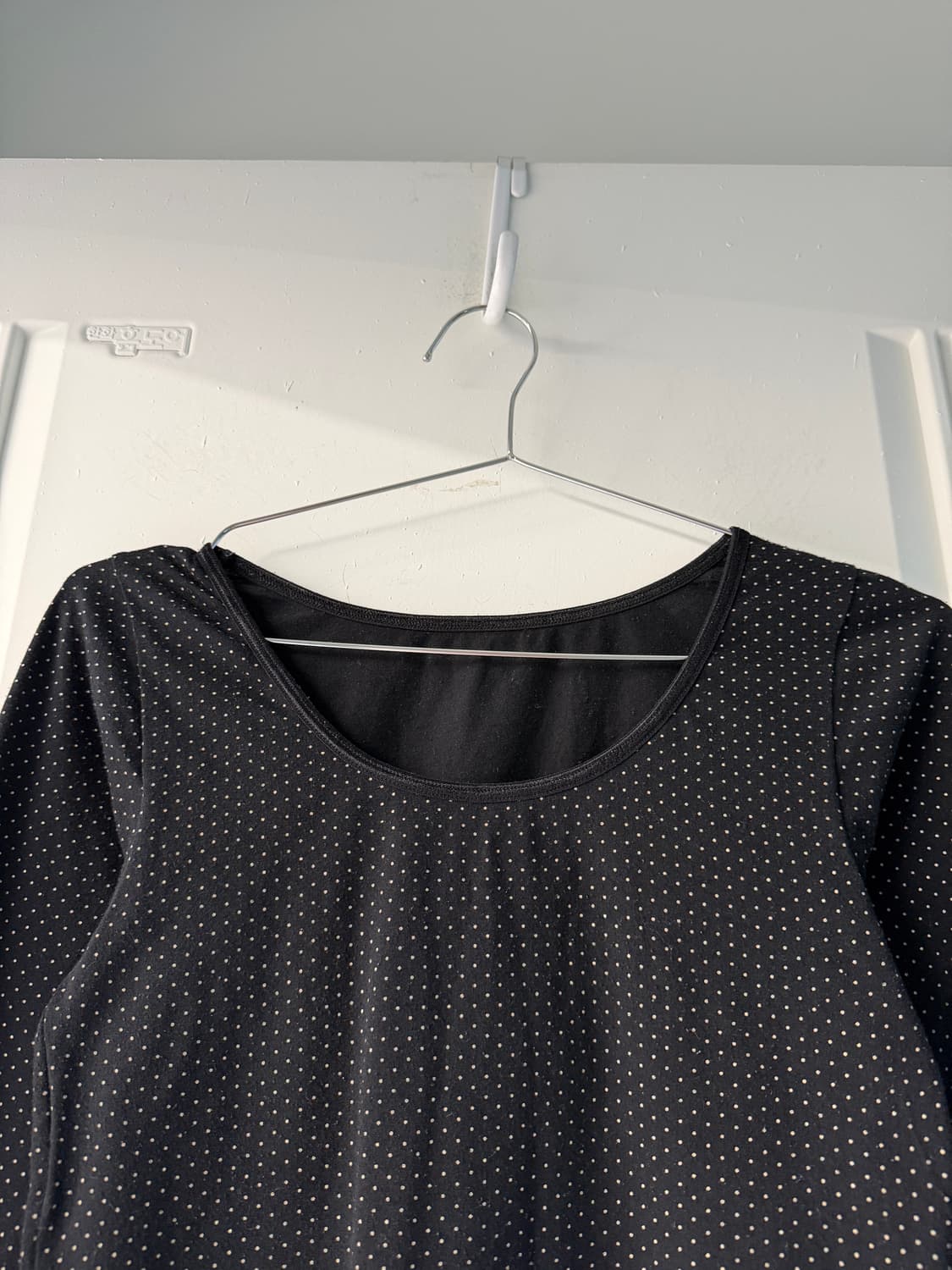 일본빈티지 도트 레이어드 롱슬리브 상품이미지5