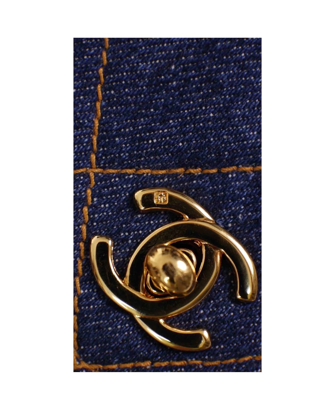 블루 데님 아우터 탑스티치 웨이스 트 백 상품이미지6