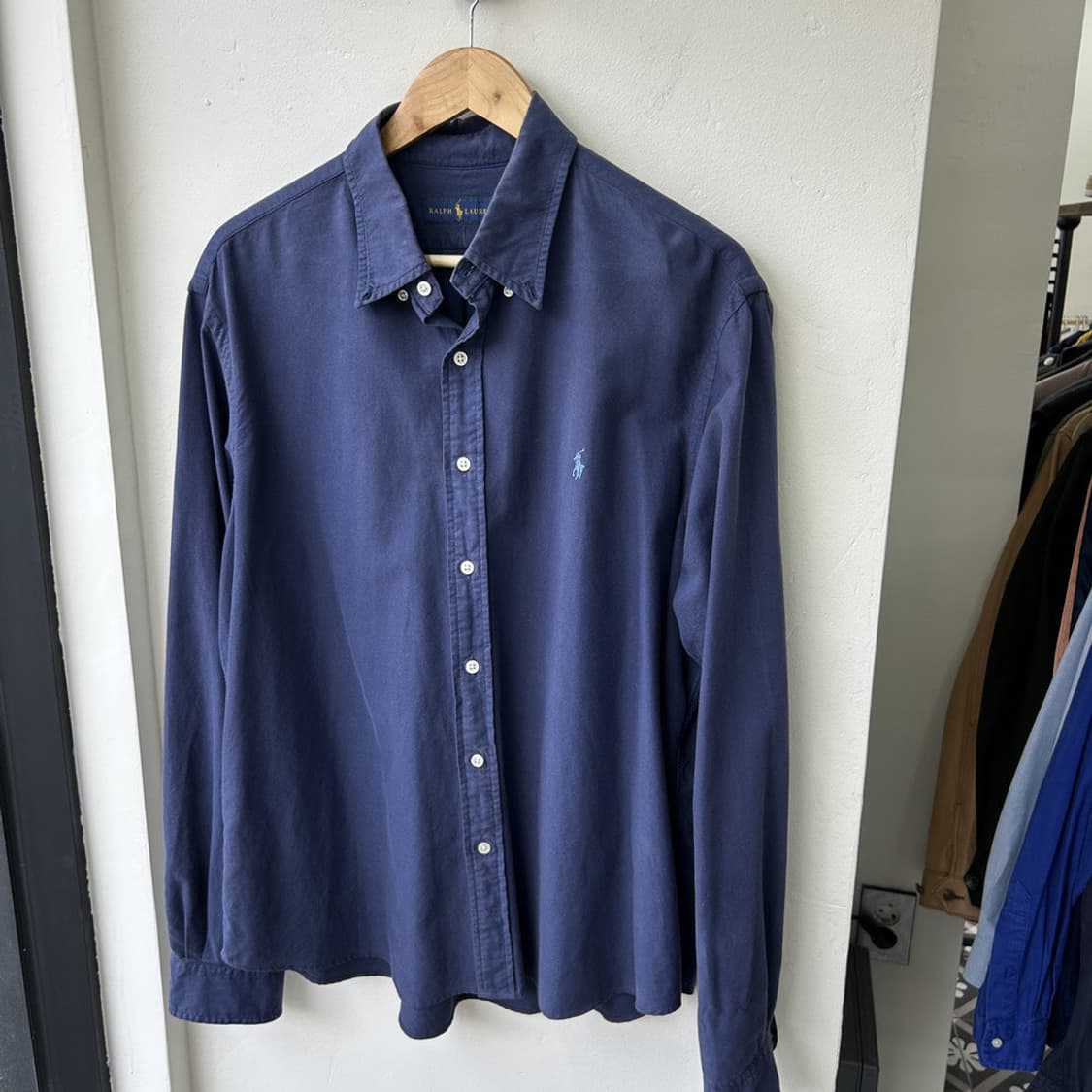 16195 - 폴로 랄프로렌 네이비 셔츠 상품이미지2