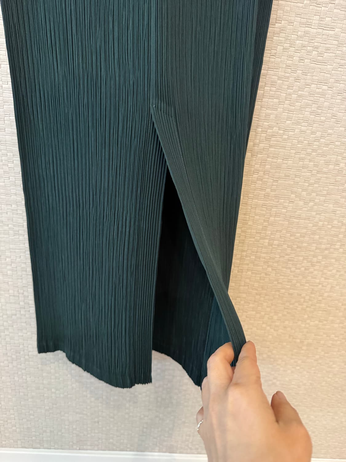 이세이미야케 해칭 반팔탑,스커트 셋트 상품이미지7