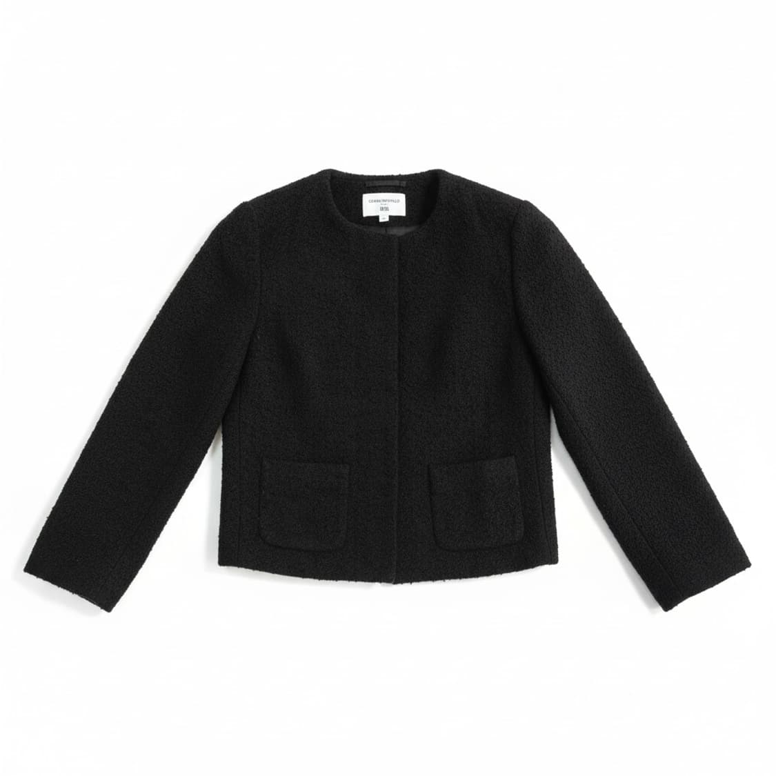 코스모폴리탄 블랙 트위드 자켓 상품이미지1