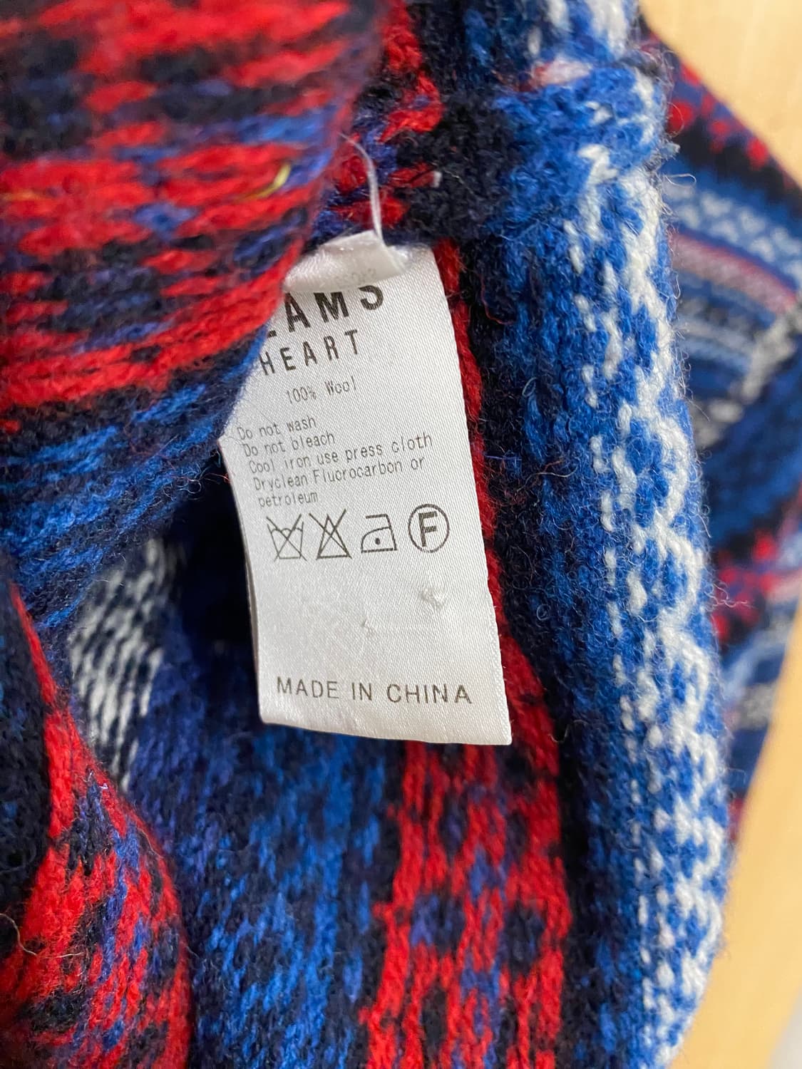 BEAMS fair isle knit 빔즈 페어아일 니트 상품이미지7