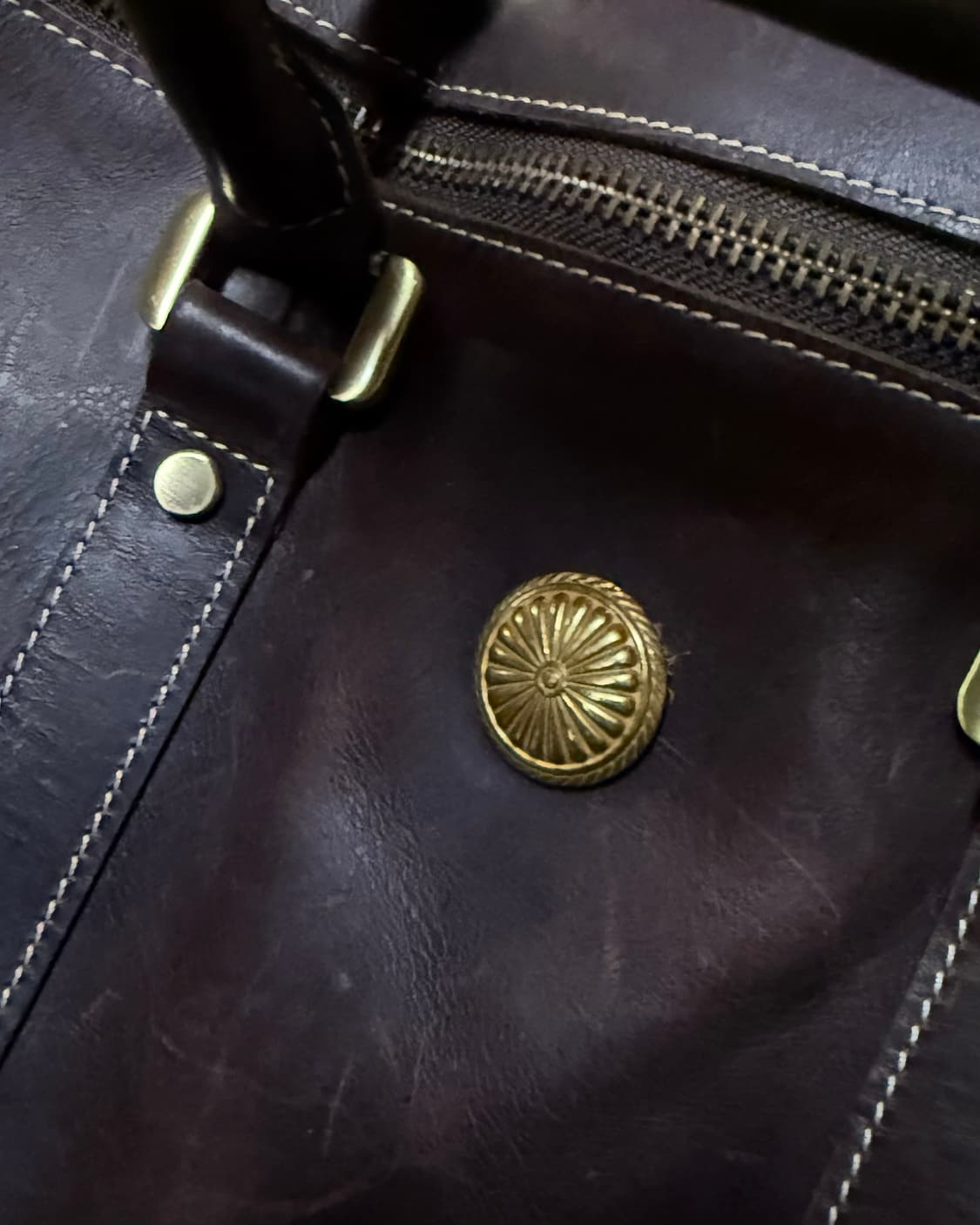 비스포크 콘초 카우하이드 보스턴백 상품이미지3