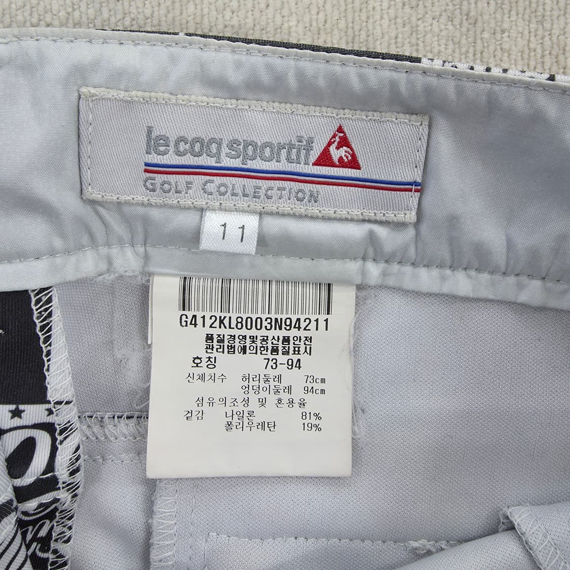 [73-94] 르꼬끄 골프 프린팅 팬츠 0126J2 상품이미지3