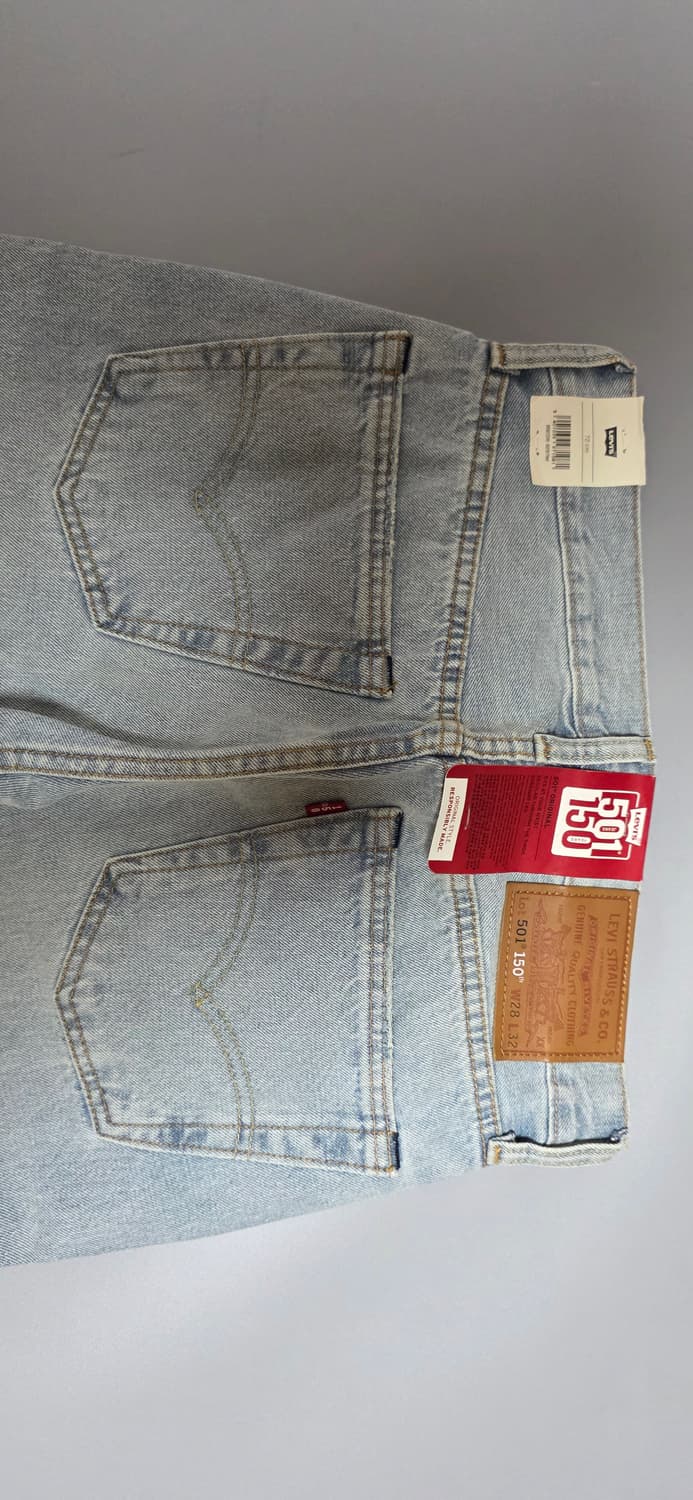 리바이스 501 150주년 셀비지 연청 (W28) 상품이미지10