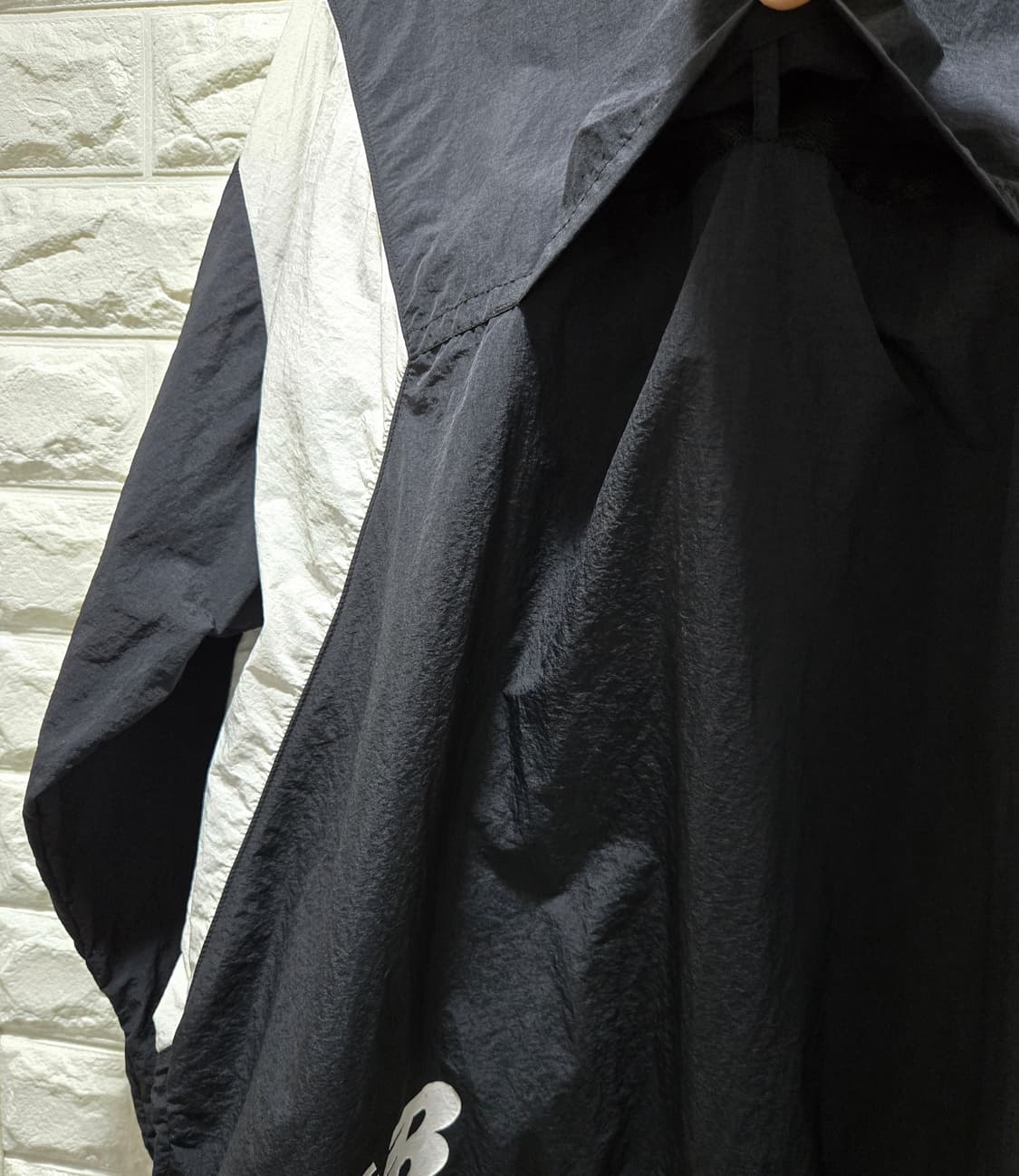 뉴발란스 컬러블록 웜업자켓 바람막이 자켓 95~100 상품이미지7