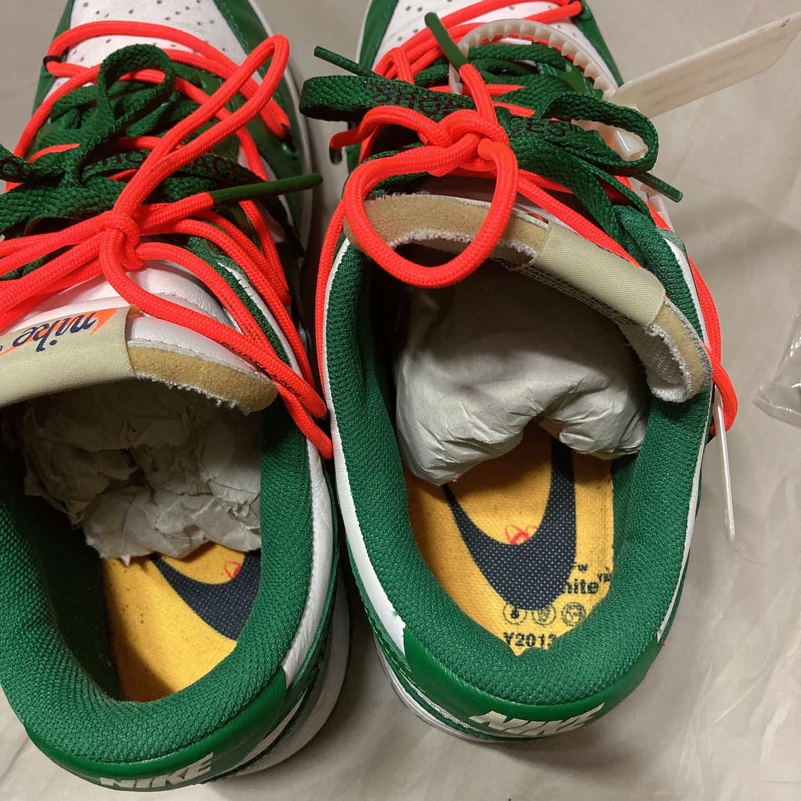 270 나이키 오프화이트 덩크 그린 상품이미지6