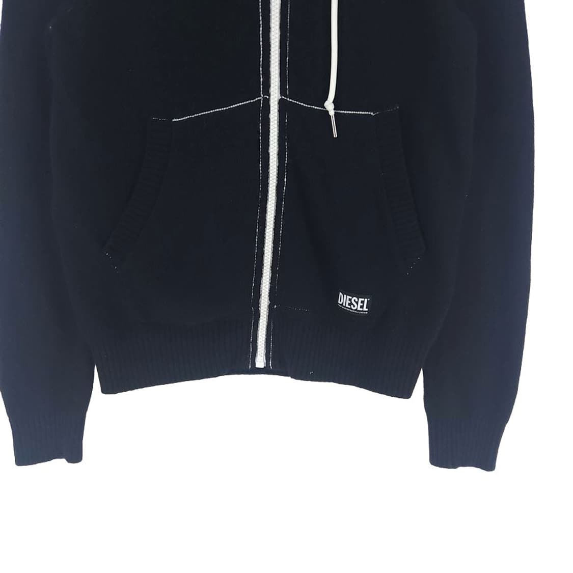 [남95]디젤 울혼방 니트 후드 집업[Y63-094] 상품이미지3