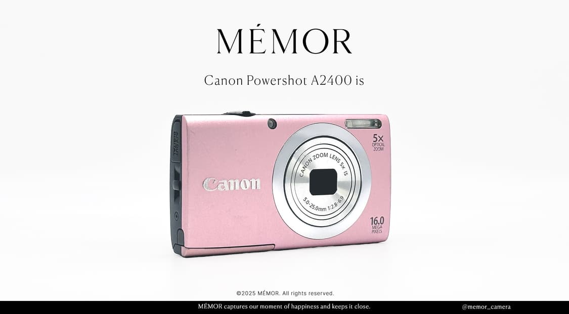 베이비핑크🎀Canon PowerShot A2400 IS 캐논디카 상품이미지2